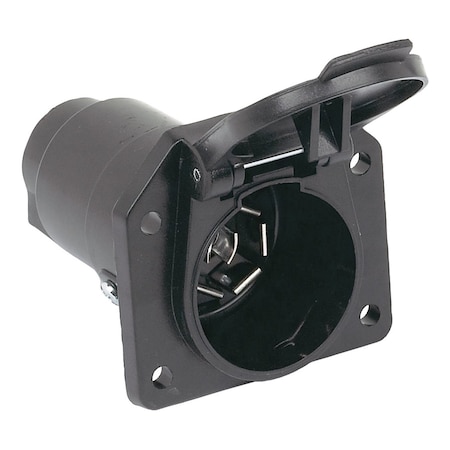 Husky Towing Husky Towing 30015; Vehicle End 7-Way RV Blade Connector; Plastic 30015